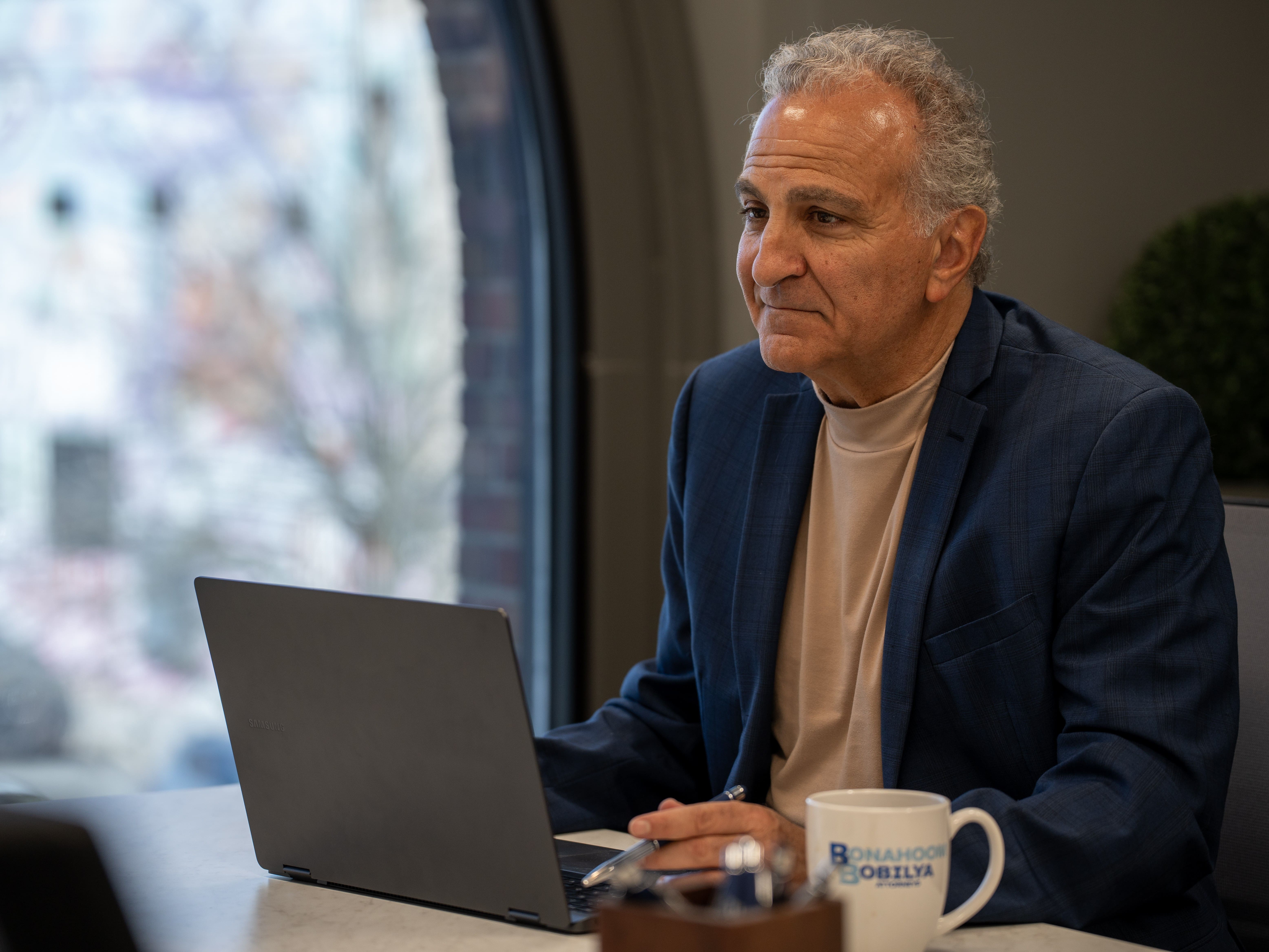 Joe Bonahoom in a Meeting